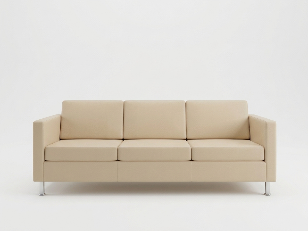 Sofá de recepción beige